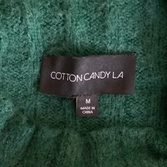 Emerald Green Cropped Sweater - Picture 2 of 8